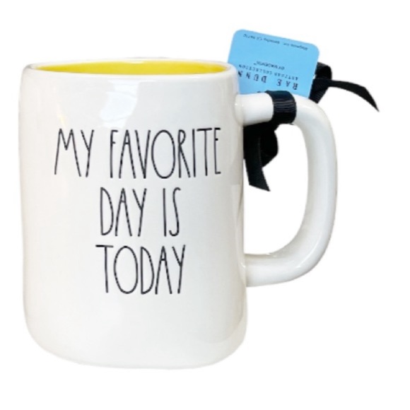 NEW Rae Dunn/Pixar MY FAVORITE DAY IS TODAY Double Sided Mug - Picture 3 of 6